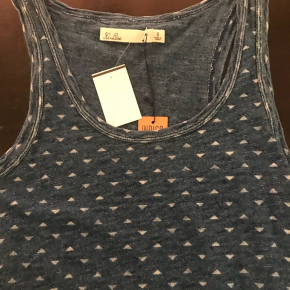 Madewell Indigo Tank Top Small NWT - Picture 2 of 3